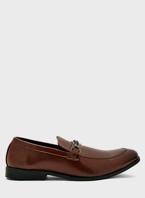 Perforation Detail Formal Slip Ons