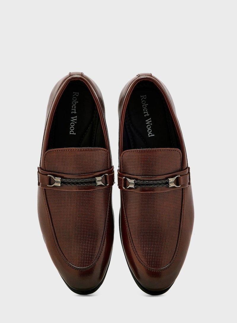 Perforation Detail Formal Slip Ons
