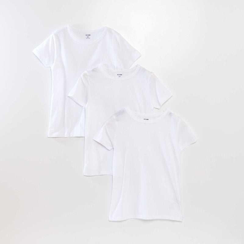 Boys Pack of 3 eco-design undershirts(SS)