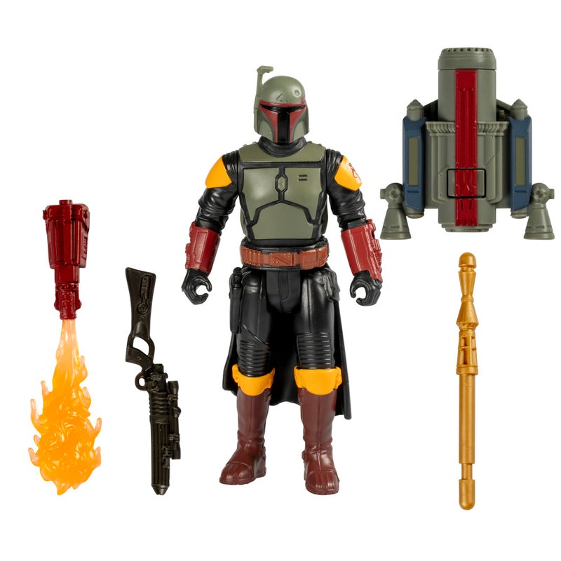 STAR WARS Epic Hero Series Boba Fett 4Inch Deluxe Action Figure 4 Accessories Toys for 4 Year Old Boys and Girls Up - Image 3