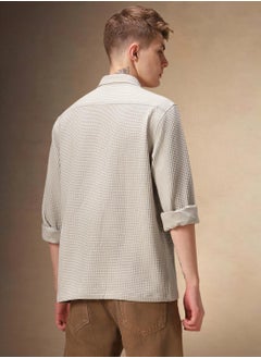 Dennis Lingo Beige Shirt For Men For Men  - Image 3