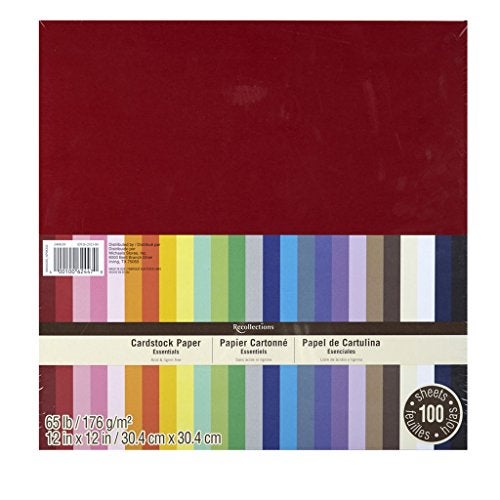 Recollections Essentials 12 inch x 12 inch 100 Sheets of Cardstock Paper - Image 5