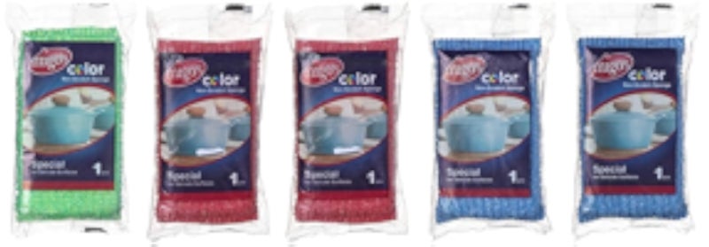 Arix Migo's Color Cleaning Sponge, 1 Piece - Multi Color