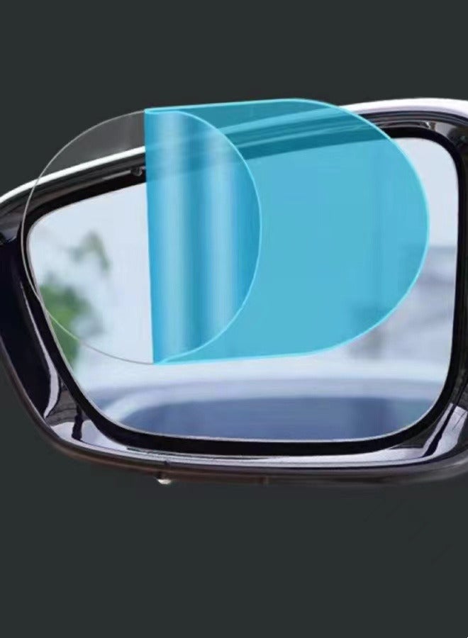 غير نافذ للمطر ، ومكافحة الضباب مرآة الرؤية الخلفية فيلم - 200x175mm و 145x100mm ، كل 2 قطعة - Image 4