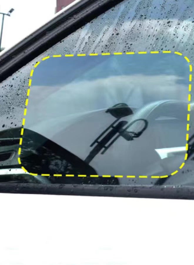 غير نافذ للمطر ، ومكافحة الضباب مرآة الرؤية الخلفية فيلم - 200x175mm و 145x100mm ، كل 2 قطعة - Image 5