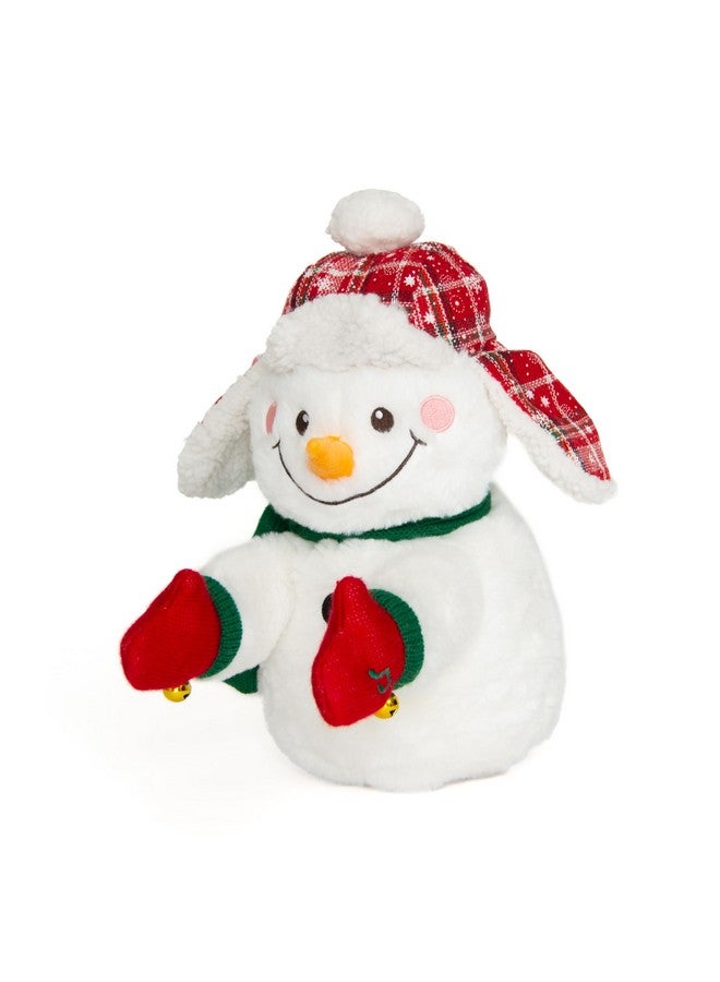 كادل بارن - تشارلي المبهج لعيد الميلاد | لعبة رجل الثلج الناعمة المحشوة بالموسيقى المتحركة، مقاس 12 بوصة - Image 2