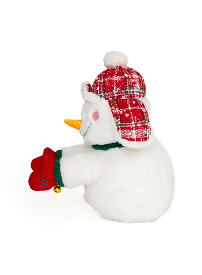 كادل بارن - تشارلي المبهج لعيد الميلاد | لعبة رجل الثلج الناعمة المحشوة بالموسيقى المتحركة، مقاس 12 بوصة - Image 3