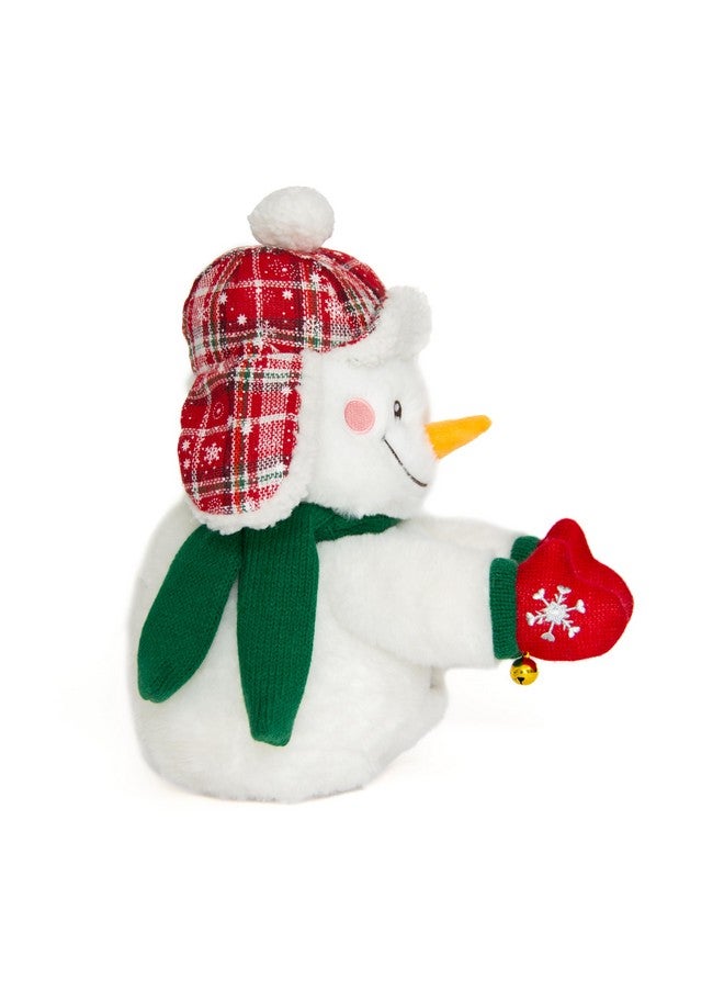 كادل بارن - تشارلي المبهج لعيد الميلاد | لعبة رجل الثلج الناعمة المحشوة بالموسيقى المتحركة، مقاس 12 بوصة - Image 5