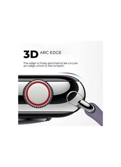 TWEGGON 2Pc Pack Apple Watch Series 10 46mm Screen Protector, Full Cover Screen Protector for Apple Watch Series 10 46MM Black/Clear  - Image 4