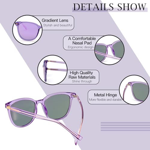 SIPHEW Womens Mirrored Polarized Sunglasses - Cat Eye Oversized Sun Glasses w UV Protection for Women - Image 5