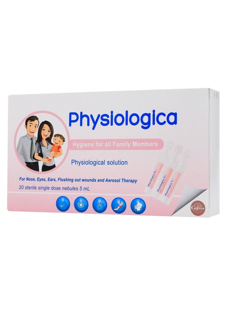 Physio Logic Physiologica Nasal & Ophthalmic Solution 5ml Doses 20's  - Image 1