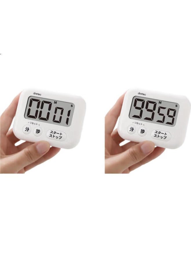 dretec Kitchen Mooncake Baking Timer, Multi-Functional Countdown Timer For Baking And Soup Cooking, Large Screen, Magnetic - Image 1