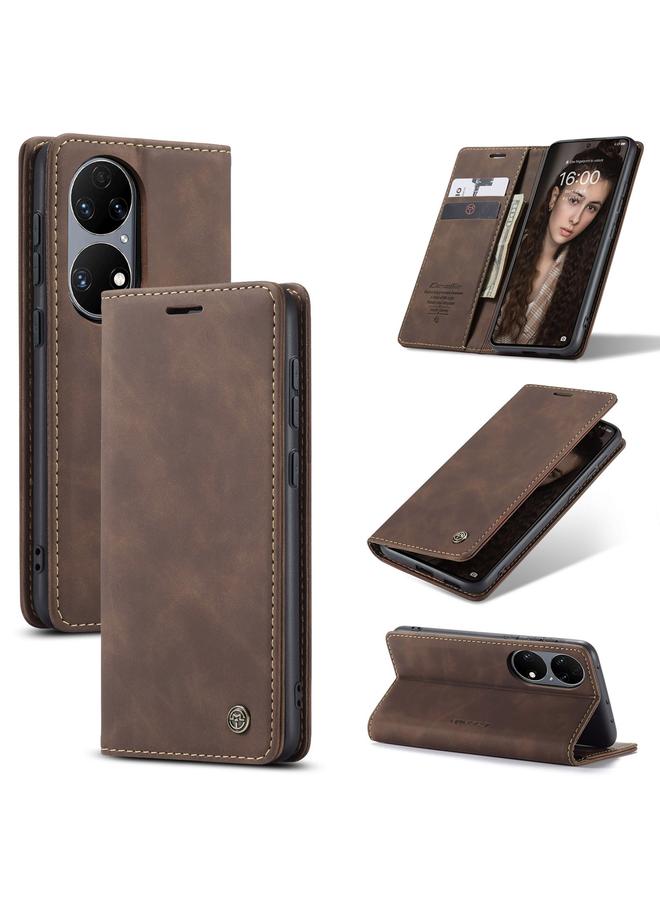 013 Multifunctional Horizontal Flip Leather Case with Holder & Card Slot & Wallet For Huawei P50