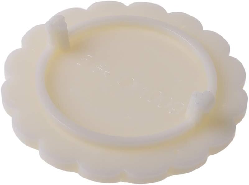 100g Round Hand Press Cake Mold Set With 4 Cartoon Flower Stamps For Pastry Bakery Mid Autumn Festival - Image 4