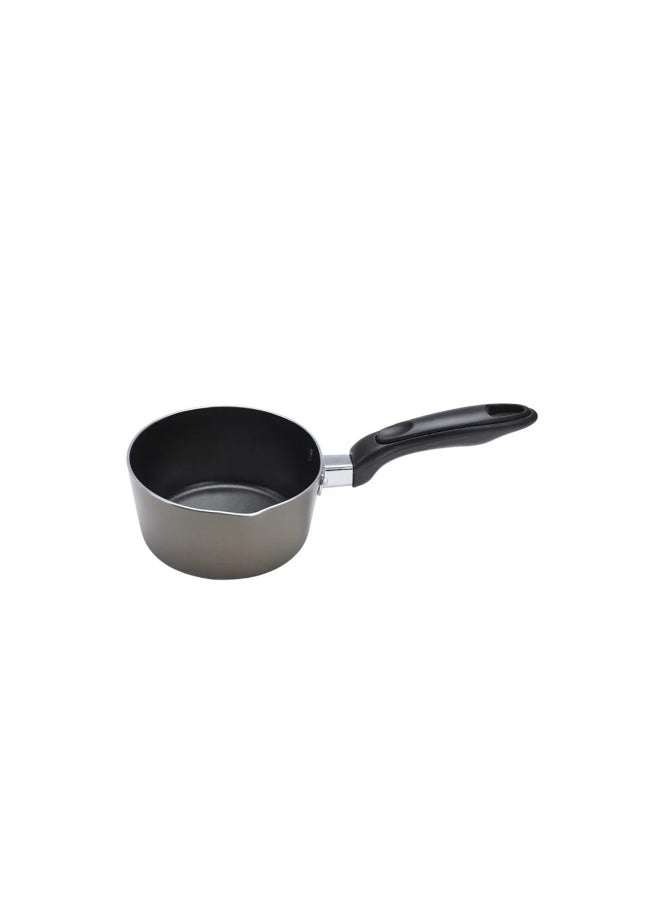 Royalford Non-Stick Milk Pan – 14cm/1 Litre Saucepan – Pouring Spout with Ergonomic Handle - Tea Pan Saucepan Milk Pot – Ideal as Coffee Pot, Tea Pot, Milk Pot And Small Saucepan Golden Brown 14cm - Image 2