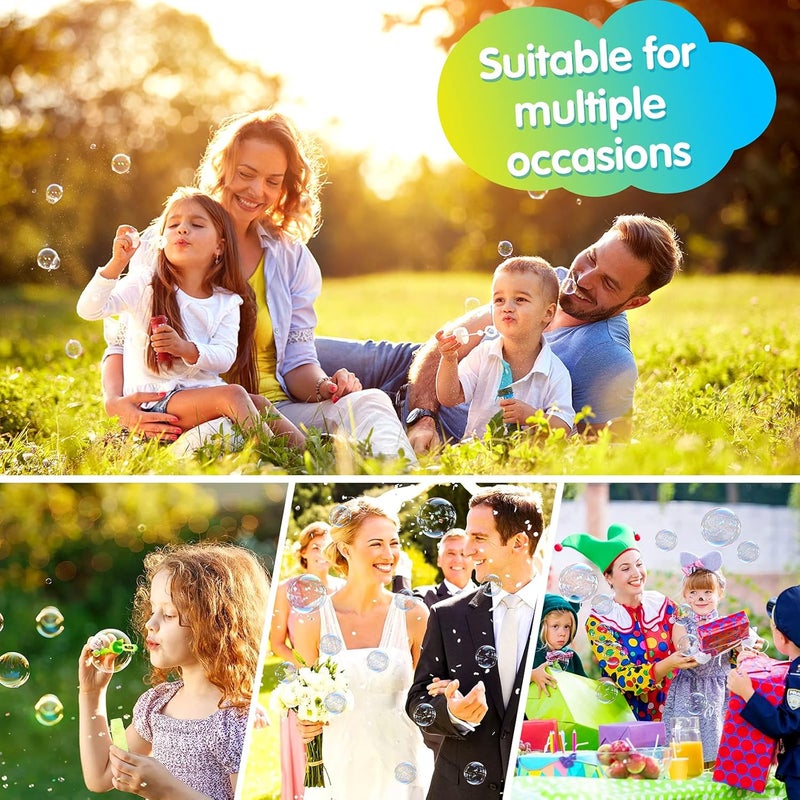 Aujazyble Bubble Solution Refill - 70 OZ Premium Bubbles Refill for Bubble Machine, Wand, Gun, Blower at Easter, Valentine Bubbles Party Favors - Toy Bubbles for Kids Toddlers Boys Girls - Image 5