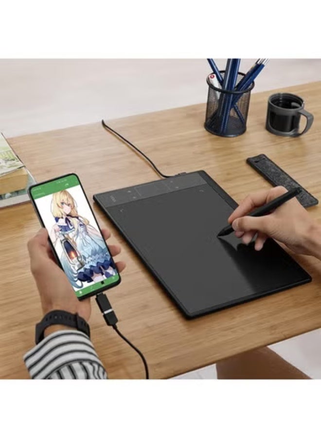 VEIKK A30 Drawing Tablet 10x6 Inch Graphics Tablet with Battery-Free Pen and 8192 Professional Levels Pressure - Image 3