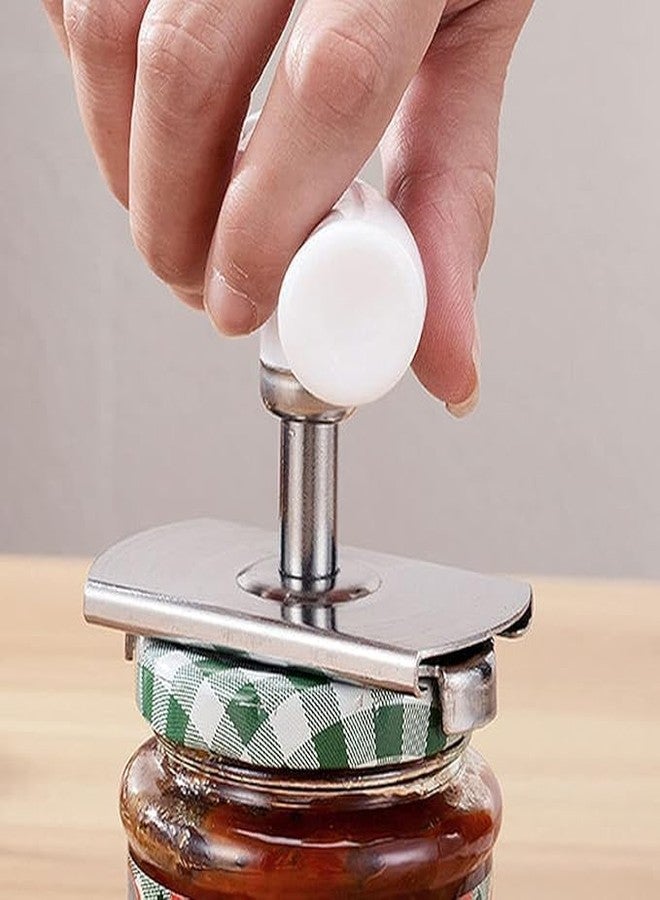 EBOFAB Stainless Steel Adjustable Jar Lids Opener – Multi-Function Bottle and Can Opener for Weak Hands & Arthritis – Non-Slip Jar Opener Tool for Kitchen Use - Image 2