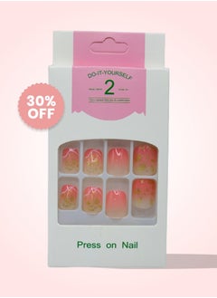 Generic Elegant Artificial Nails - 12 Pieces with Double-Sided Adhesive for a Perfect Look  - Image 2