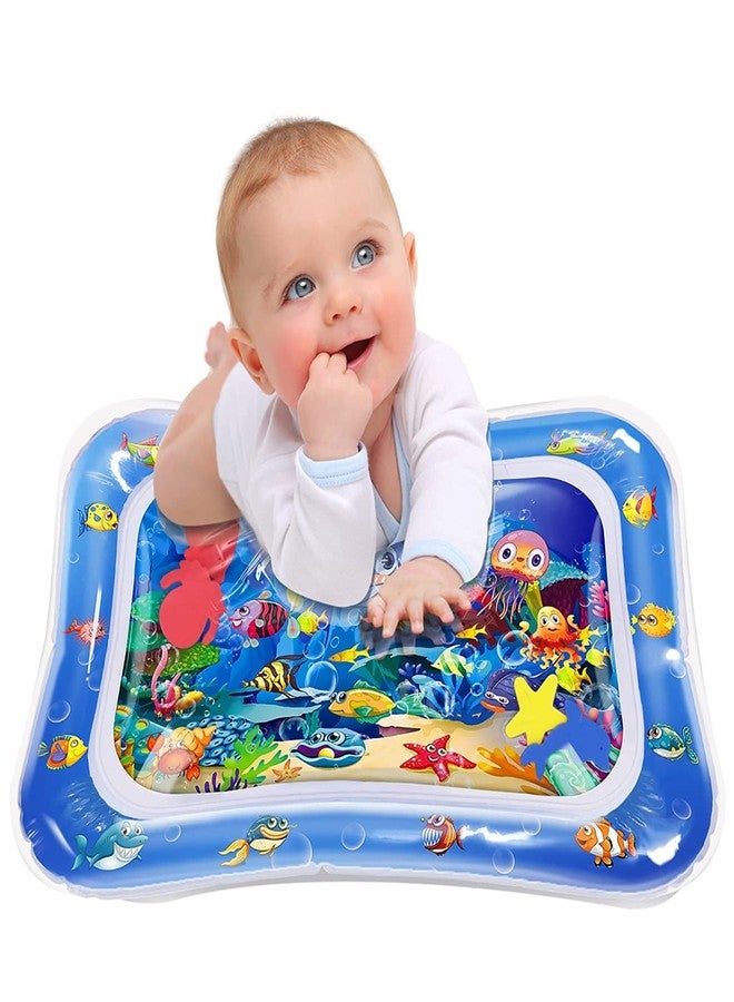 MEZON Inflatable Tummy Time Mat Premium Baby Water Play Mat for Infants and Toddlers Baby Toys for 3 to 24 Months Inflatable Water Mat - Image 4
