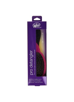 Wet brush Hair Brush Pro Detangler Pink, Heat Resistant, Heatflex Bristles, Extension, Wig Friendly, Gentle Brushing, Minimize Pain, Breakage, Split Ends, Effortless Knot, Gentler Grooming  - Image 4