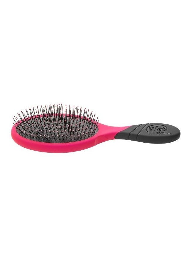 Wet brush Hair Brush Pro Detangler Pink, Heat Resistant, Heatflex Bristles, Extension, Wig Friendly, Gentle Brushing, Minimize Pain, Breakage, Split Ends, Effortless Knot, Gentler Grooming  - Image 2