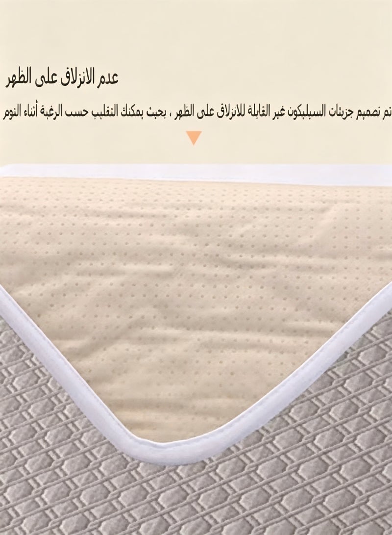 وسادات سرير فاخرة مقاومة للماء مقاس 120 × 80 سم، وسادة سرير قابلة لإعادة الاستخدام وقابلة للغسل للعناية بكبار السن والأطفال والحيوانات الأليفة، وسادة حفاضات حماية مضادة للتسرب مع طبقات فائقة الامتصاص، وسادات سفلية ماصة، سرير مقاوم للماء,واقي مرتبة النوم - Image 3