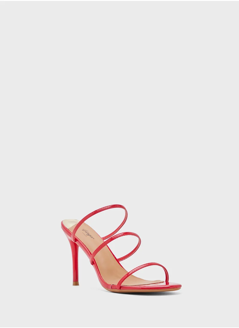 جينجر Strappy Barely There Heel Sandal