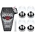 VANERIA 4 Pairs Vampire Fangs4 Size Fangs For Cosplay Halloween with Tube Solid AdhesiveVampire Coffin Gift Box DesignVeganCruelty Free - Image 3