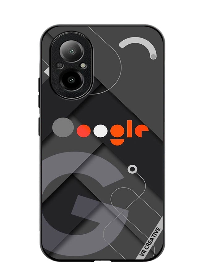 VR CREATIVE Protective Case Cover For Realme C67 4G Google Design Multicolour - Image 1