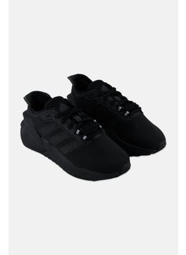 Adidas Kids Boy Avryn Lace Up Running Shoes, Black  - Image 1