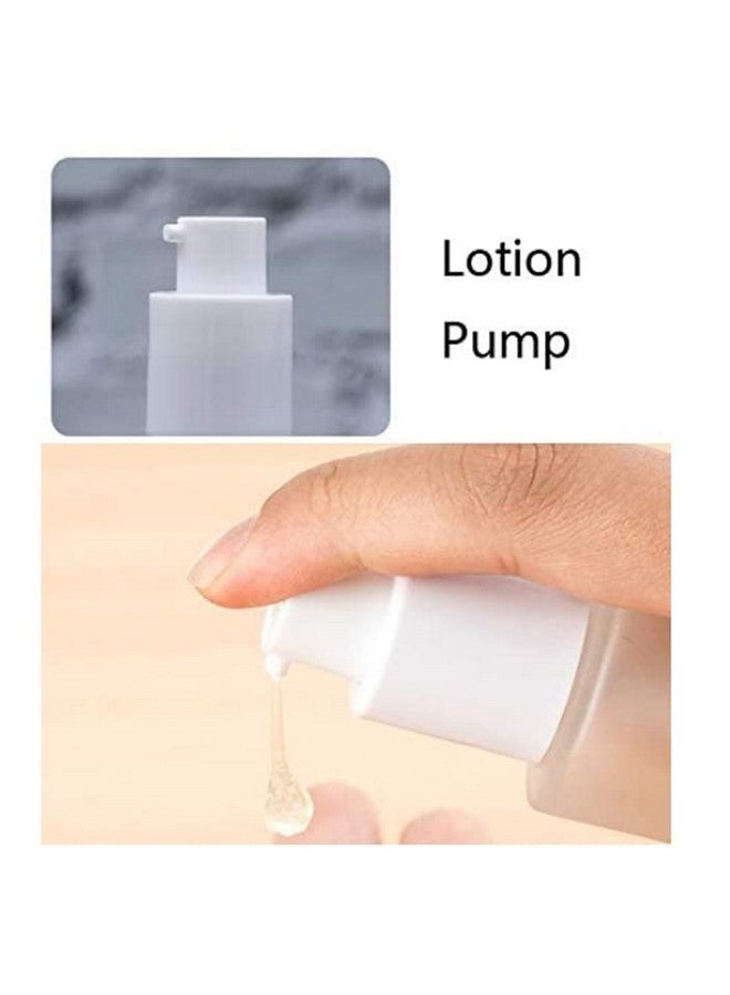 SYBL 2 Pcs 60Ml 2Oz Glass Leak Proof Travel Bottles For Toiletries Travel Containers Cosmetic Cream Pump Bottle Lotion Dispenser Bottles For Lotion Foundation Essential Oil(Matte Black) - Image 3