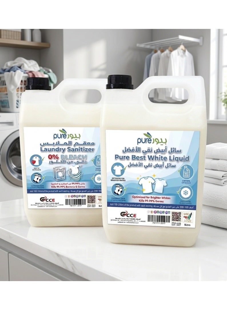 بيور سائل معقم للغسيل النقي في عبوة سعة 2 جالون (5 لتر) - Image 1