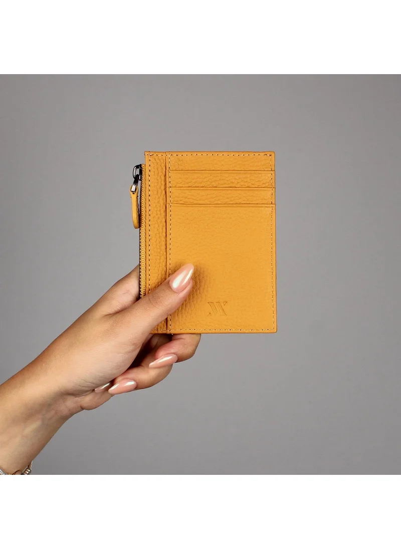 My Valice Unisex Genuine Leather Wallet and Card Holder 1823 Yellow
