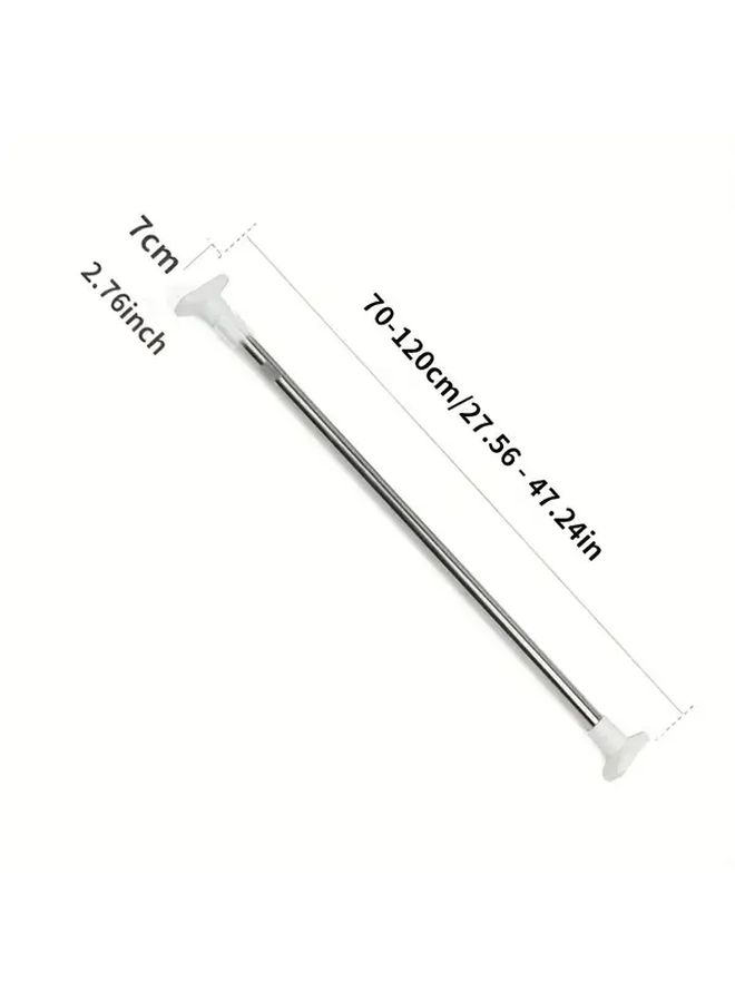 Adjustable Telescopic Drying Rod 19 69 To 31 5 Inch Stainless Steel For Laundry Shower Balcony - Image 5