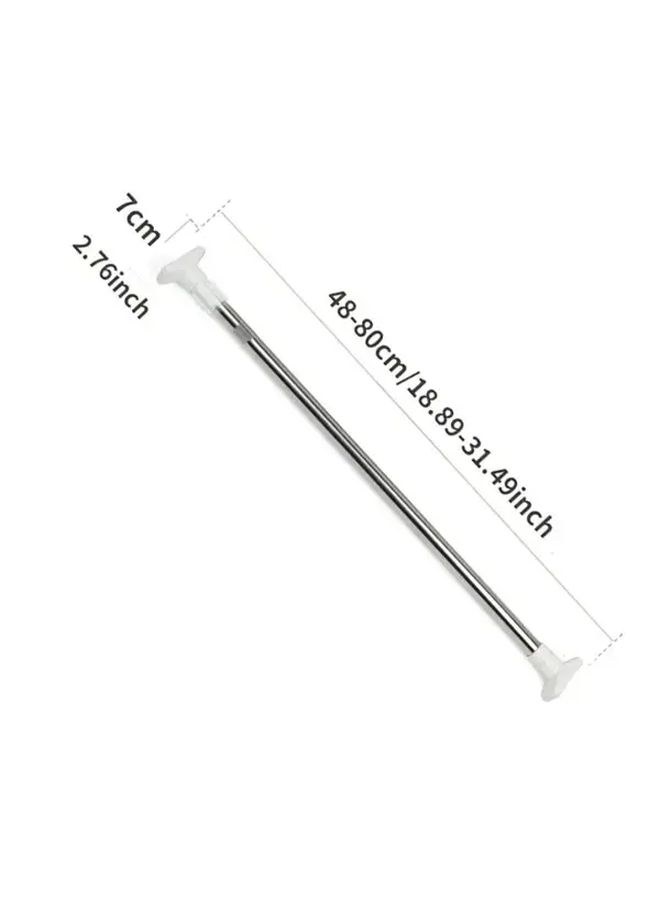 Adjustable Telescopic Drying Rod 19 69 To 31 5 Inch Stainless Steel For Laundry Shower Balcony - Image 4