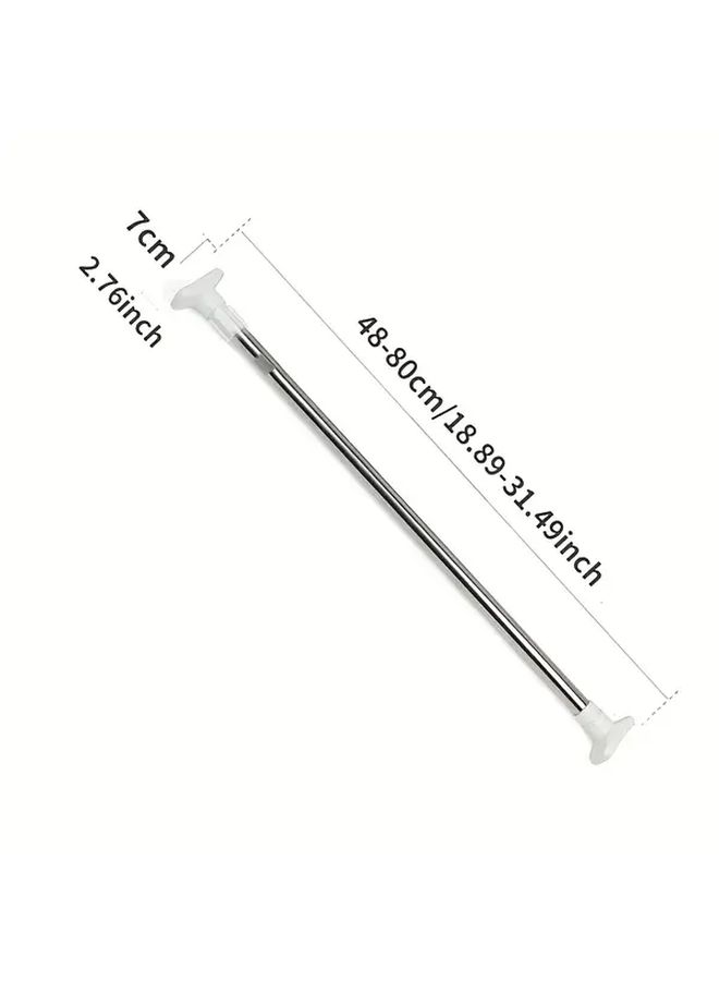 Adjustable Telescopic Drying Rod 19 69 To 31 5 Inch Stainless Steel For Laundry Shower Balcony - Image 3