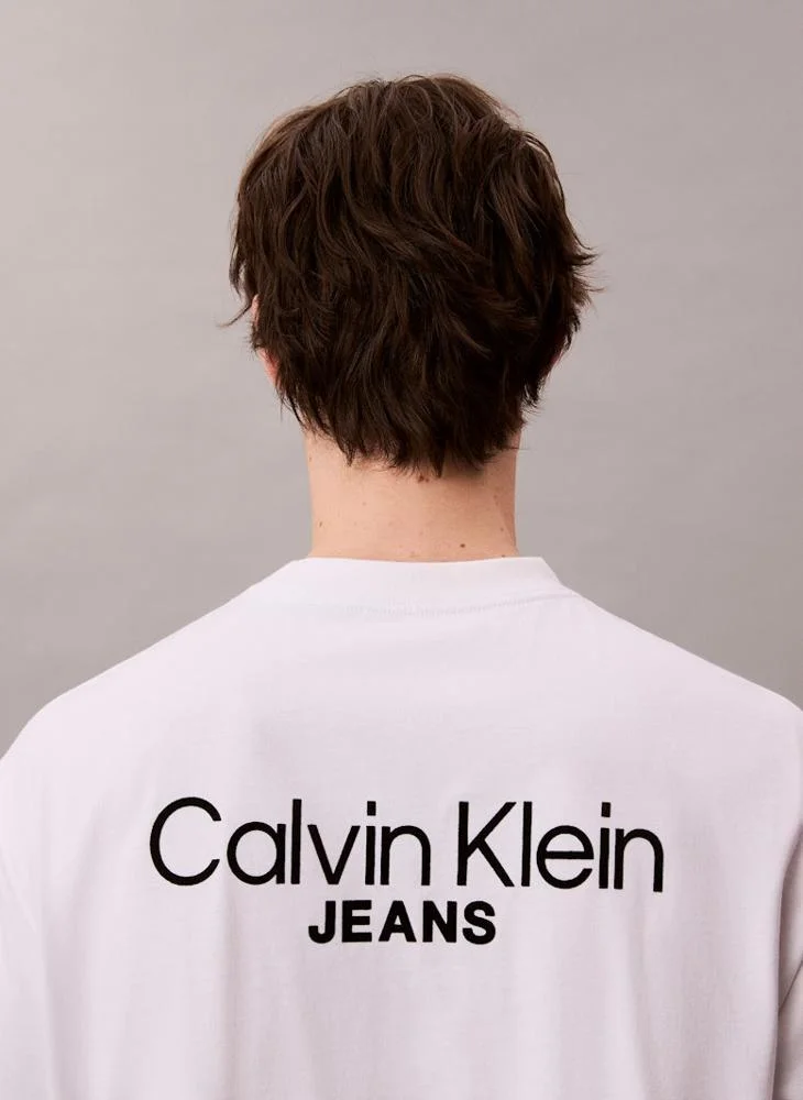 Calvin Klein Jeans  Logo Back Print T-Shirt for Men | Best Price UAE