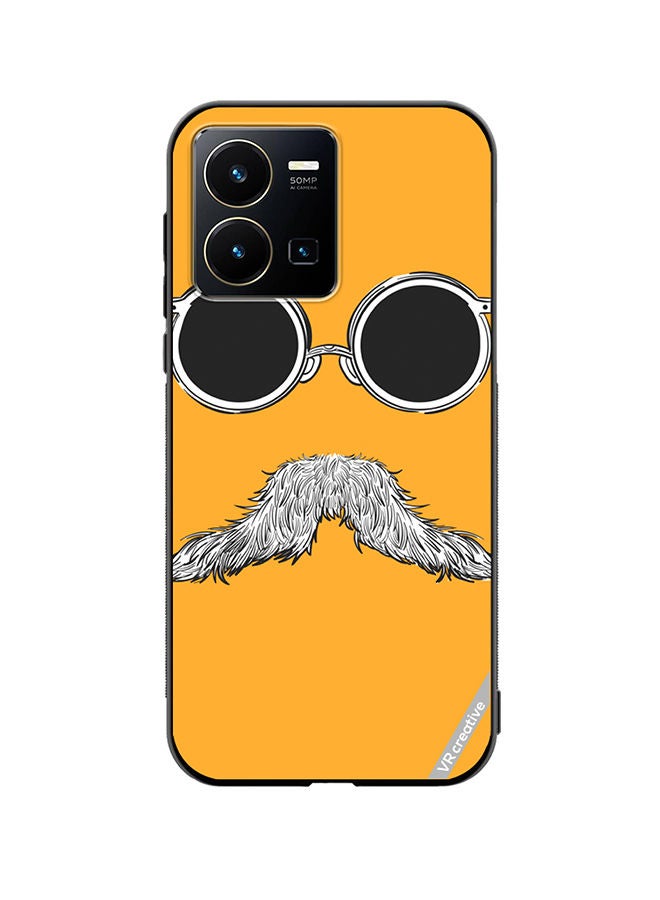 Protective Case Cover For Vivo Y35 Baba Mustaches Design Multicolour
