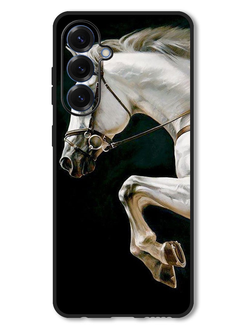 Theodor Case Compatible with Samsung Galaxy A26 Protection Shockproof Bumper Cover Horse Running - Image 1