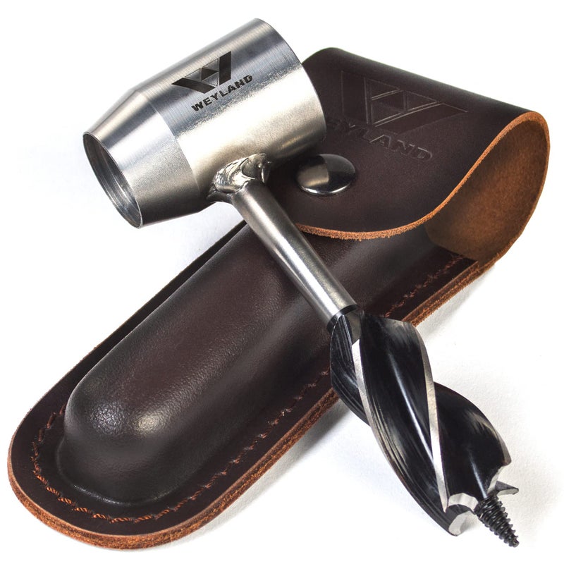 WEYLAND Bushcraft Settlers Tool Survival Hand Auger Wrench - Bush Craft Gear and Equipment Scotch Eye Wood Drill Peg and Manual Hole Maker Multitool for Camping, Bushcrafting and Outdoor Backpacking - Image 1