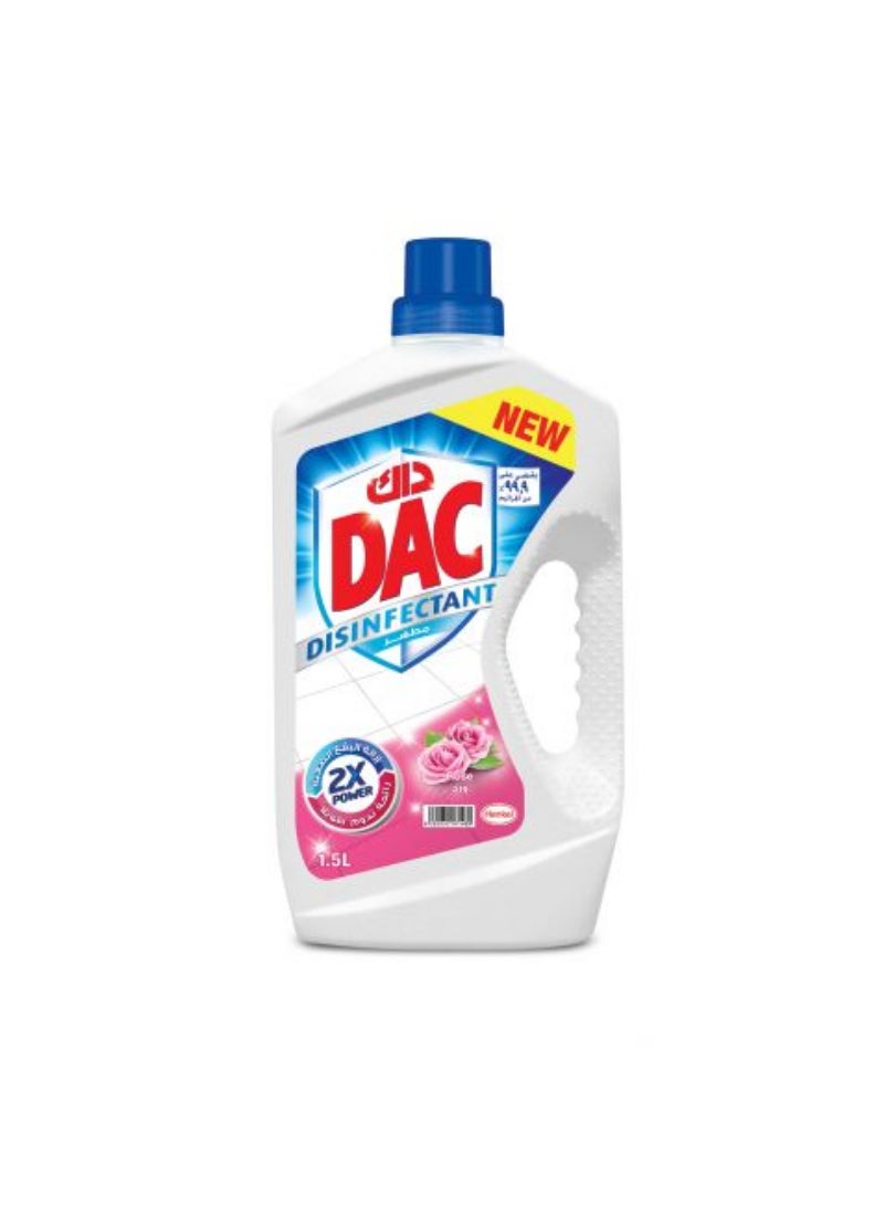 Dac Disinfectant Rose 2X New 1.5Ltr