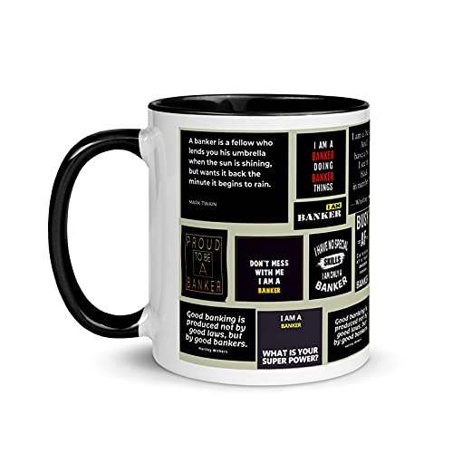 TAJNAN "Keep Calm I'm a Banker Ceramic Coffee Mug – Funny Banker Quotes Mug – 11oz Motivational Banking Gift for Professionals & Office Desk - Image 3