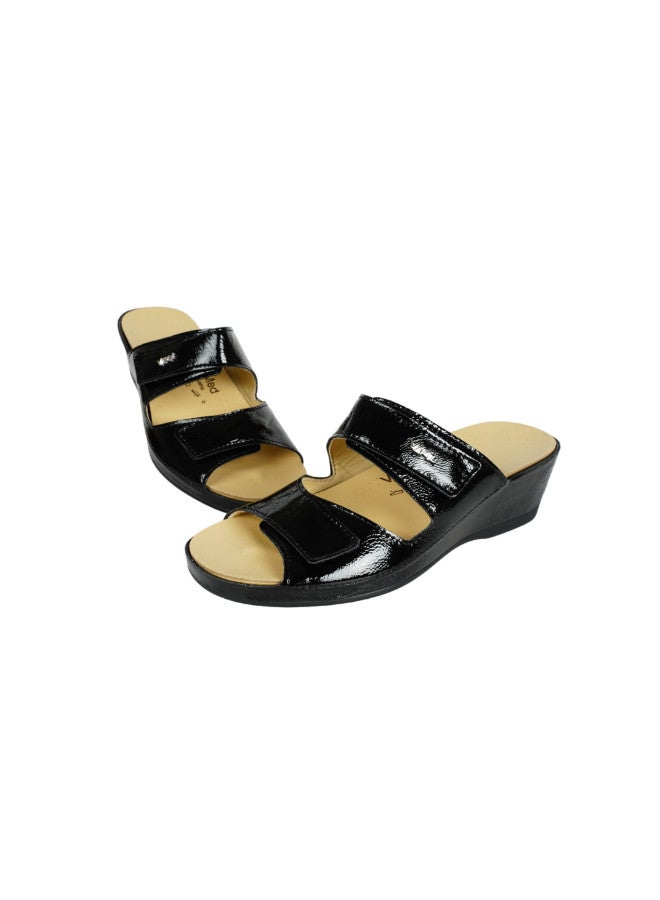 VITAL 148-1081 Vital Ladies Medic - Naplack Sandals 4116AS Black - Image 3