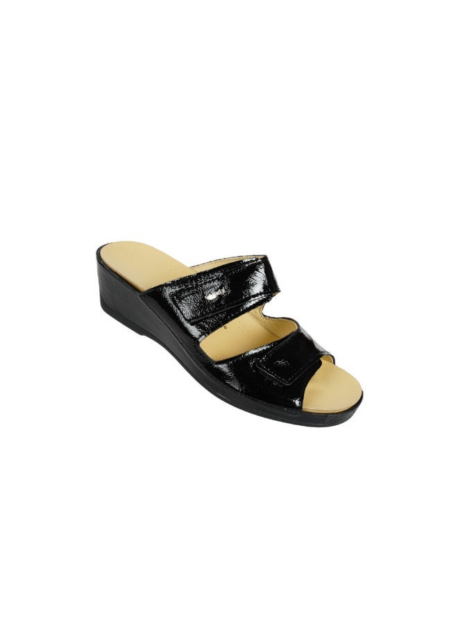 VITAL 148-1081 Vital Ladies Medic - Naplack Sandals 4116AS Black - Image 1