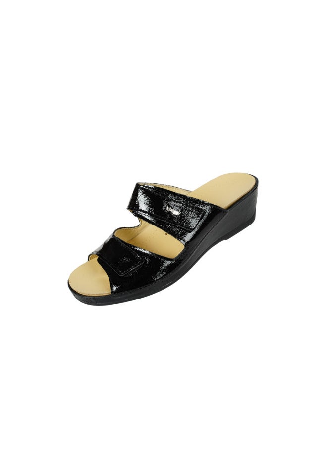 VITAL 148-1081 Vital Ladies Medic - Naplack Sandals 4116AS Black - Image 2