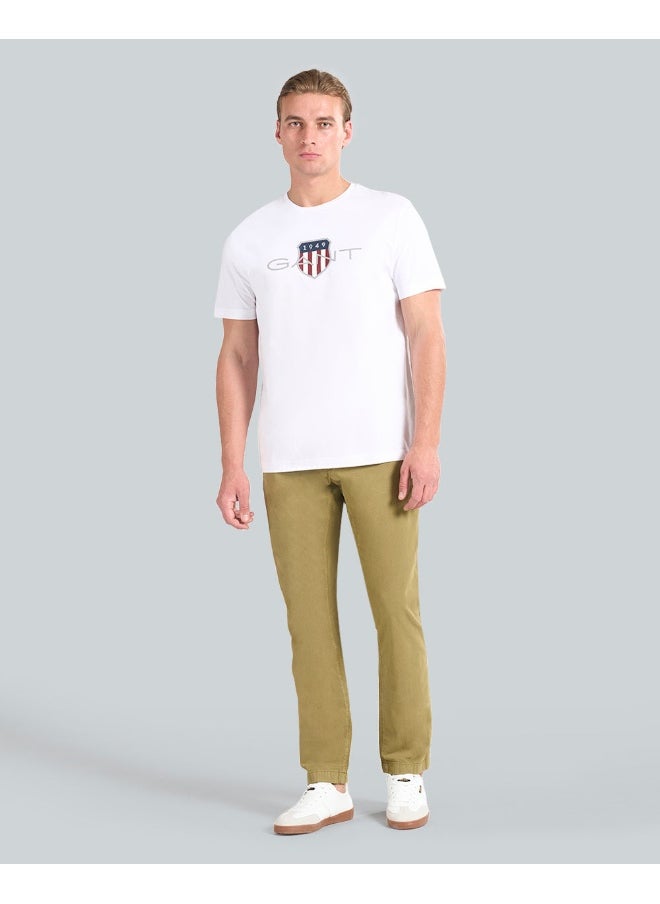 GANT - Gant Regular Fit Archive Shield T-Shirt For Men (White) - Image 1