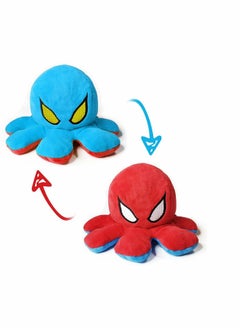 Excefore Reversible Plushie Octopus Soft Toys, Double-Sided Flip Stuffed Animal Mood Plush Show Your Mood Without Saying a Word, as A Gift for Kids & Adult or...  - Image 1
