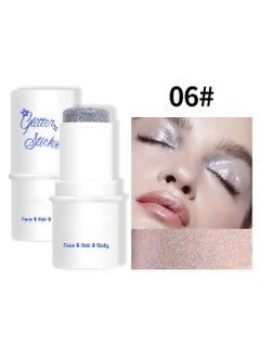 Mei Lifestyle Mermaid Sequins Chunky Glitter Gel Stick Festival Liquid Eyeshadow & Body Glitter for Women & Girls  - Image 1