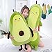 Xichen 27 Inch Green Large Avocado Plush Toy Pillow Doll Seated35 Inch - Image 4